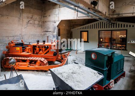 Watersnoodmuseum di Ouwerkerk, museo sul disastro delle inondazioni del 1953, Schouwen-Duiveland, Zelanda, Paesi Bassi. Documenta gli eventi durante e a. Foto Stock