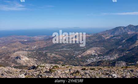 Monte ZAS, Naxos, Grecia Foto Stock