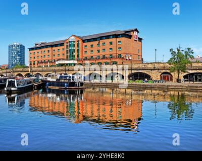 Regno Unito, South Yorkshire, Sheffield, Victoria Quays. Foto Stock