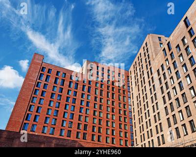 UK, South Yorkshire, Sheffield, Ecclesall, LIV Apartment Buildings. Foto Stock