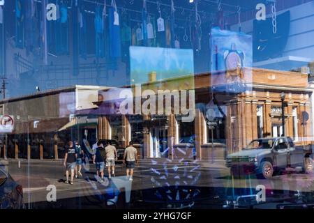 La piccola città dell'Arizona di Williams si trova sulla vecchia Route 66 americana. Foto Stock