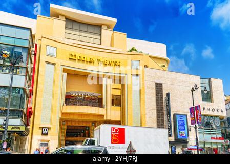 Los Angelos, California, Stati Uniti d'America - 04 Settembre 2018: Kodak Theatre (Dolby) dove l annuale Academy Award è presentato. Foto Stock