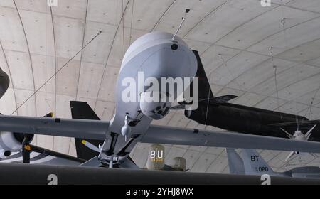 Il mq-1 Predator era il principale velivolo a pilotaggio remoto utilizzato per operazioni offensive dall'USAF e dalla CIA in Afghanistan e dal tri pakistano Foto Stock