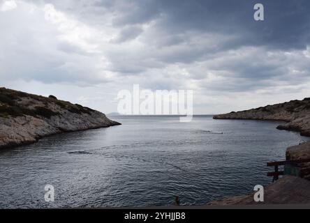 Seascape, ora legale, vacanze, conept, Foto Stock