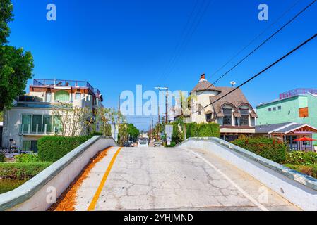 Los Angeles, California, Stati Uniti d'America - 23 Settembre 2018: Uno dei più bei distretti di Los Angeles - è Venezia. In California, Stati Uniti d'America. Foto Stock