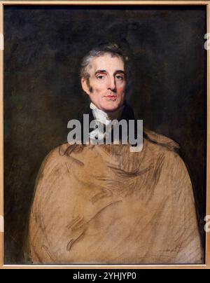 Arthur Wellesley, i duca di Wellington, 1769-1852, 1829, di Sir Thomas Lawrence, National Portrait Gallery, Londra, Regno Unito Foto Stock