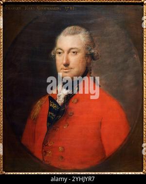 Charles, i marchese Cornwallis, (1738-1805), 1783, di Thomas Gainsborough, National Portrait Gallery, Londra, Regno Unito Foto Stock