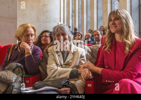 Milano, Italia. 12 novembre 2024. Laura Hoesch alla celebrazione del 150° anniversario di istituzione degli ordini Forensi nell'aula Magna di Palazzo di giustizia - Milano, Italia - Martedì, 12 novembre 2024 (foto Stefano porta/LaPresse) celebrazione del 150° anniversario della costituzione delle associazioni degli Avvocati nell'Aula Magna del Palazzo di giustizia - Milano, Italia - martedì 12 novembre 2024 (foto Stefano porta/LaPresse) credito: LaPresse/Alamy Live News Foto Stock