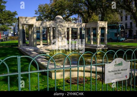 Brighton War Memorial, Old Steine Gardens, Brighton, East Sussex, Inghilterra Foto Stock