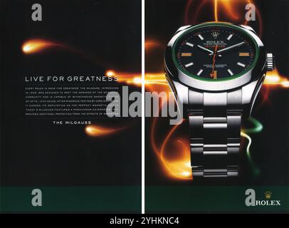 2012 Rolex Milgauss Oyster Perpetual ad Foto Stock