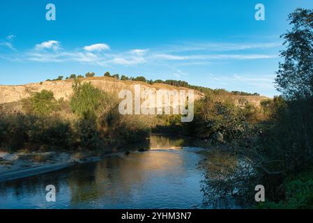 vista panoramica di un parco naturale in spagna vicino a madrid Foto Stock