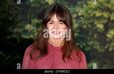 Emily Mortimer partecipa alla prima mondiale "Paddington in Perù" a Leicester Square a Londra, Inghilterra. Foto Stock