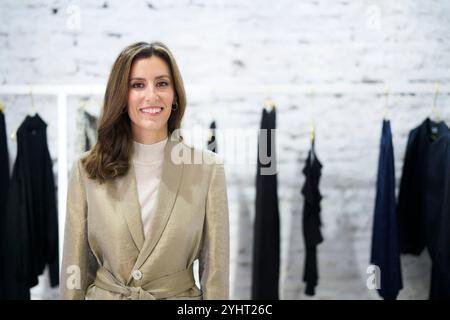 7 novembre 2024, Madrid, Spagna: La sorella di Enrique Iglesias ANA BOYER presenta la nuova collezione "Saude" di trucco presso il negozio Amen di Madrid, Spagna (Credit Image: © Jack Abuin/ZUMA Press Wire) SOLO PER USO EDITORIALE! Non per USO commerciale! Foto Stock