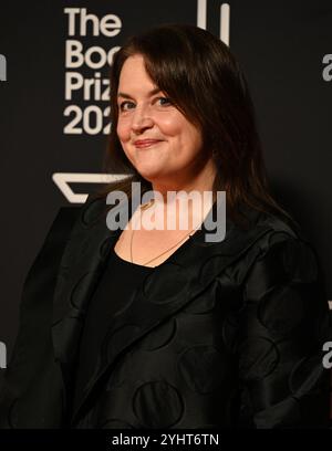 LONDRA, REGNO UNITO. 11 novembre 2024. Ruth Jones OBE partecipa alla cerimonia del Booker Prize 2024, all'Old Billingsgate di Londra, Regno Unito. (Foto di 李世惠/SEE li/Picture Capital) credito: Vedi li/Picture Capital/Alamy Live News Foto Stock