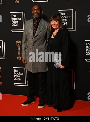 LONDRA, REGNO UNITO. 11 novembre 2024. Sir Lenny Henry partecipa alla cerimonia del Booker Prize 2024, all'Old Billingsgate di Londra, Regno Unito. (Foto di 李世惠/SEE li/Picture Capital) credito: Vedi li/Picture Capital/Alamy Live News Foto Stock