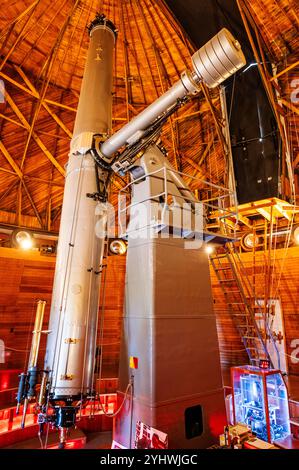 Storico 24' Clark Refractory Telescope; Lowell Observatory; Flagstaff; Arizona; USA Foto Stock