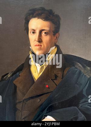 Ritratto di Marcotte d'Argenteuil di Jean August Ingres. lavori di stile tradizionale e classico. Al museo National Gallery of Art di Washington DC. Foto Stock