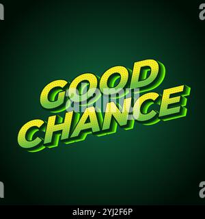 Buone possibilità di creare effetti di testo per gli annunci sui social media Illustrazione Vettoriale