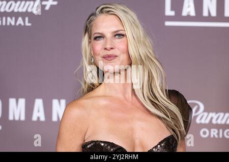 Hollywood, Stati Uniti. 12 novembre 2024. HOLLYWOOD, LOS ANGELES, CALIFORNIA, USA - 12 NOVEMBRE: Ali Larter arriva alla prima di Los Angeles della serie originale "Landman" di Paramount, stagione 1, tenutasi al Paramount Theatre ai Paramount Pictures Studios il 12 novembre 2024 a Hollywood, Los Angeles, California, Stati Uniti. (Foto di Xavier Collin/Image Press Agency) credito: Image Press Agency/Alamy Live News Foto Stock