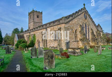 Chiesa di Santa Maria, Kirkby Lonsdale, Cumbria Foto Stock