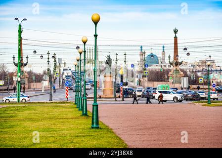 Saint Petersburg, Russia - 06 Novembre 2019: Urban e storicamente la più bella vista della città di San Pietroburgo. La Russia. Foto Stock