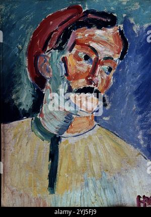 "André Derain", 1905, olio su tela, 39,4 x 28,9 cm, N06241. Autore: HENRI MATISSE. Posizione: TATE GALLERY. LONDRA. INGHILTERRA. Foto Stock