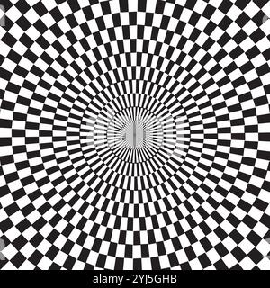 Ripetizione del cerchio dell'illuminazione ottica geometrica Illustrazione Vettoriale