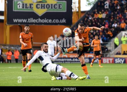 Diogo Jota dei Lupi. Calcio - Campionato Sky Bet - Wolverhampton Wanderers contro Millwall a Molineux 09/09/2017 Foto Stock