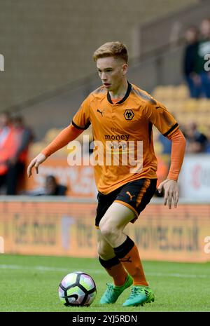 Connor Ronan Soccer - amichevole pre-stagione - Wolverhampton Wanderers contro Leicester City al Molineux 29/07/2017 Foto Stock