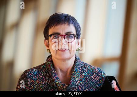 Edimburgo Scozia, Regno Unito 13 novembre 2024. Angela Constance MSP al Parlamento scozzese. credito sst/alamy notizie in diretta Foto Stock