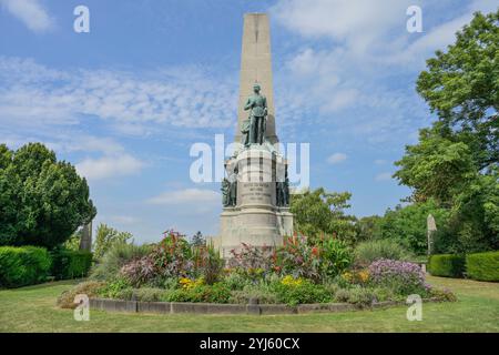 Herzog-Adolph-Denkmal, Landesdenkmal, Biebricher Allee, Adolfshöhe, Wiesbaden, Assia, Germania Foto Stock