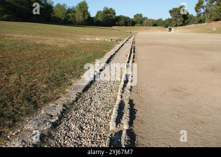 Stadio di Olympia. Grecia. Foto Stock