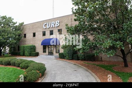 NASHVILLE, Tennessee - 15 marzo 2024: Ingresso e di fronte a un edificio del Curb Records a Nashville, Tennessee Foto Stock