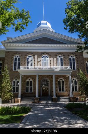 Il Nevada State Capitol è la sede del governo dello stato del Nevada, situata a Carson City, la capitale dello stato del Nevada. Foto Stock