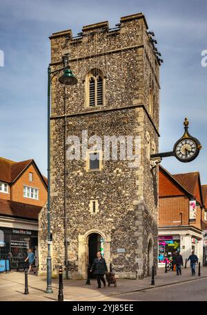 Canterbury, una città storica nel Kent, nel sud-est dell'Inghilterra. Foto Stock