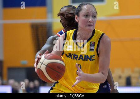 Kiev, Ucraina. 10 novembre 2024. Kiev, Ucraina 10 novembre 2024 Krystyna Filevych (8 UKR) durante le qualificazioni FIBA Womens Eurobasket 2025-Ukraine-Serbia-Rimi Olympic Centre a riga, Lettonia (KUBANOV PAVLO UKR/SPP) crediti: SPP Sport Press Photo. /Alamy Live News Foto Stock