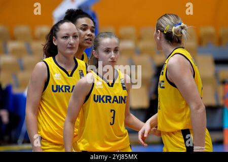 Kiev, Ucraina. 10 novembre 2024. Kiev, Ucraina 10 novembre 2024 Daria Dubniuk (3 UKR) durante le qualificazioni FIBA Womens Eurobasket 2025-Ukraine-Serbia-Rimi Olympic Centre a riga, Lettonia (KUBANOV PAVLO UKR/SPP) crediti: SPP Sport Press Photo. /Alamy Live News Foto Stock