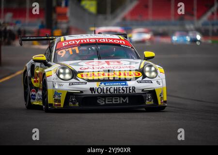 Adelaide, Australia del Sud, Australia. 14 novembre 2024. Il pilota Equity-One Pro GLEN WOOD ha guidato la Porsche 992 GT3 Cup Ranbuild giovedì in occasione della prova VAILO Adelaide 500 2024 del campionato Repco Supercars sul circuito di Adelaide Street il 14 novembre 2024 ad Adelaide, Adelaide. (Credit Image: © James Forrester/ZUMA Press Wire) SOLO PER USO EDITORIALE! Non per USO commerciale!/Alamy Live News/Alamy Live News Foto Stock