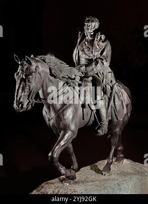 EL GENERAL SAN MARTIN - 1921. Autore: MARIANO BENLLIURE. Luogo: RITIRO PRIVATO. MADRID. SPAGNA. GENERALE JOSE SAN MARTIN (1778-1850). Foto Stock