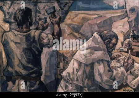 PINTURA. AUTORE: JOSE VELA ZANETTI (1913-1999). Luogo: RITIRO PRIVATO. MADRID. SPAGNA. Foto Stock