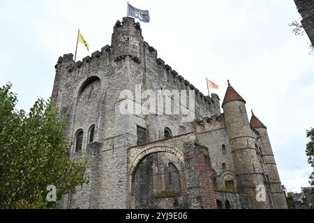 Edifici interni di Gravensteen - Gand, Belgio - 22 ottobre 2024 Foto Stock