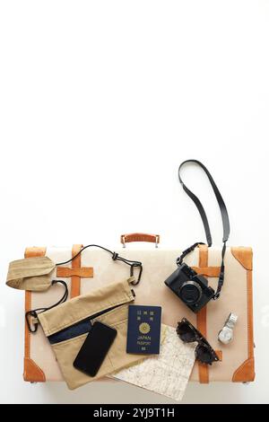 Fare i bagagli per un viaggio Foto Stock