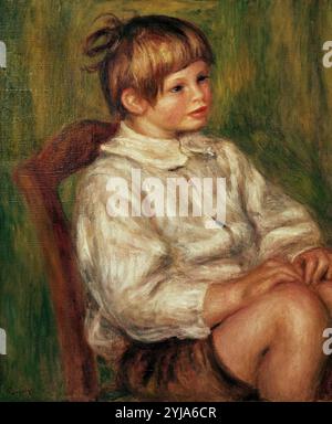 Pierre-Auguste Renoir / "Coco (Claude Renoir)", 1910, olio su tela, 55 x 46,4 cm. Museo: MUSEO DELLE BELLE ARTI, BOSTON, USA. Foto Stock