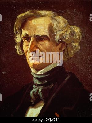 Hector Berlioz (1803-69) musicista, nel 1860. Museo: Musée de Versailles, Versalles, Francia. Autore: HONORE DAUMIER. Foto Stock