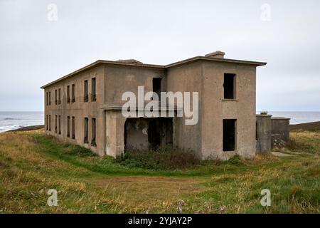 vecchia stazione di guardia costiera fanad capo cionn fhanada, contea di donegal, repubblica d'irlanda Foto Stock