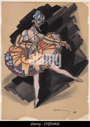 La Fairy Doll. Costume di Anna Pavlova. Museo: COLLEZIONE PRIVATA. Autore: Sergei Yurievich Sudeykin. Copyright: Questa opera non è di dominio pubblico. È responsabilità dell'utente ottenere tutte le autorizzazioni di terze parti necessarie dal gestore del copyright nel proprio paese prima della pubblicazione. Foto Stock