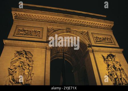 Francese. Parigi. Arc de Triomphe. 1806. Foto Stock