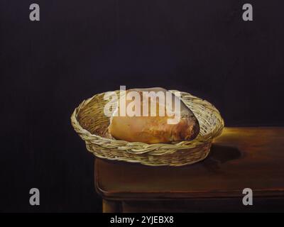 Cestini di pane. Piuttosto la morte di vergogna. Museo: Teatro-Museo Dalí, Figueres. Copyright: Questa illustrazione non è di dominio pubblico. È vostra responsabilità per ottenere tutte le terze parti autorizzazioni dal gestore di copyright nel vostro paese prima della pubblicazione. Foto Stock