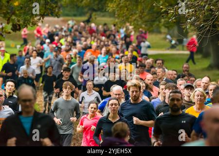 Il parco di Southampton si svolge ogni sabato mattina sul Southampton Common Foto Stock