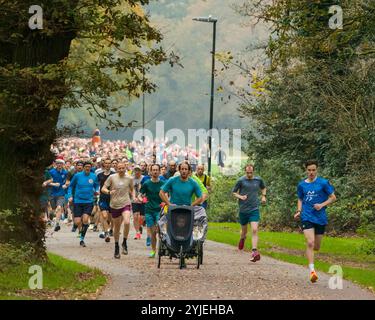 Il parco di Southampton si svolge ogni sabato mattina sul Southampton Common Foto Stock